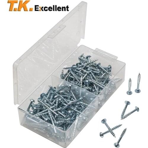Torx Slot Coarse Thread Drywall Deck Screws Wood Screws Assortment Kit,201pcs