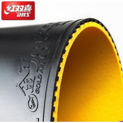 DHS GoldArc 8 Table Tennis Rubber Germany tech red or black Pimples In Ping Pong rubber with Sponge for table tennis
