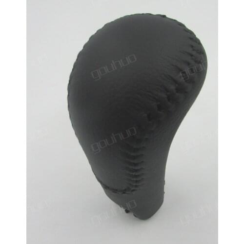 Original shift lever knob gear stick shift knob real leather for Honda Fit