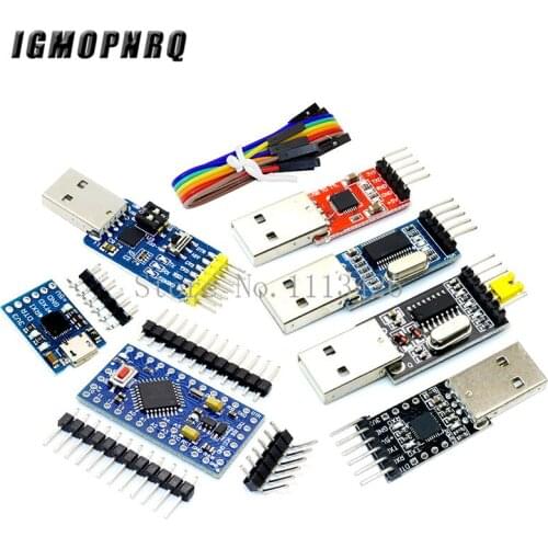 Pro mini Atmega328P Pro Mini 328 Mini ATMEGA328 3.3V 8MHz 5V 16Mhz Ch340g CP2102 FT232RL driver for Arduino Compatible Nano