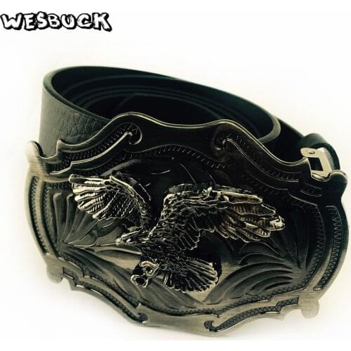 5 PCS MOQ WesBuck Brand Men Belt Buckle Head Suitable For 4cm Width Belt