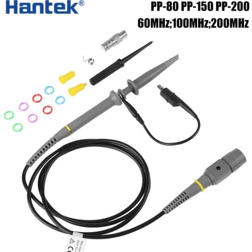 Hantek Probe 60/80/100/200MHz 1x10 Digital Oscilloscope Oscilloscope Test Clip Lead Probe Kit