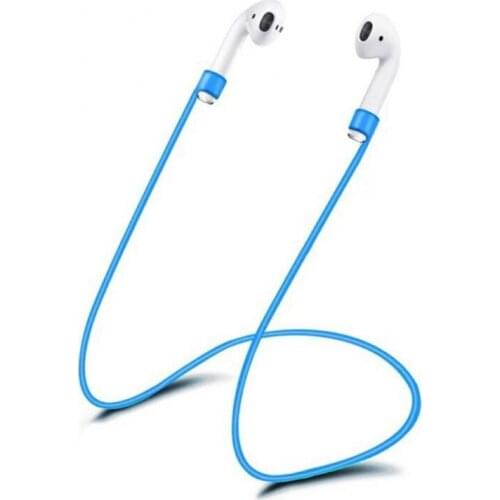 Anti-Lost Wireless Bluetooth-compatible Earphone Hanging Rope Cable Lanyard For Air Pods 1 2 Silicone Lanyard Earphone Anti-Lost