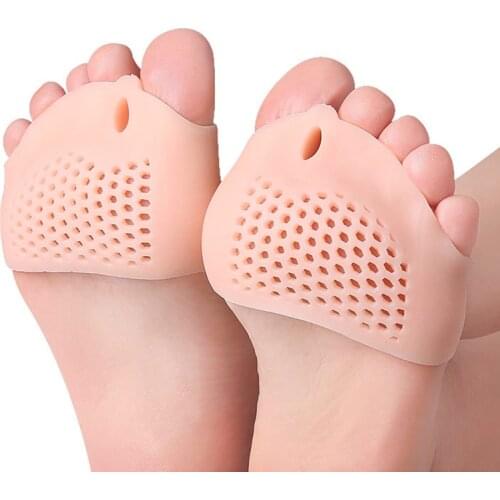Silicone Honeycomb Forefoot Insoles High Heel Shoes Pad Gel Insoles Breathable Health Care Shoe Insole Massage Shoe Insert
