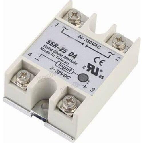 3-32V DC TO 24-380V AC Solid state Relay 10A-100A SSR-10DA 25DA 30DA 40DA 50DA 60DA 75DA 80DA 90DA 100DA