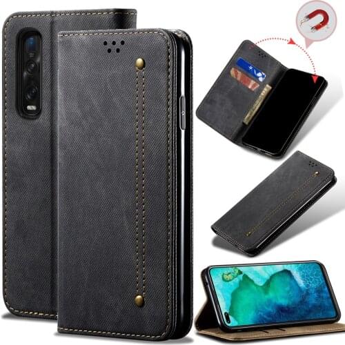 Ultra Thin Suede Leather Wallet Case for For OPPO Find X2 Pro X3 Lite Card Slot Stand Magnetic Phone Cover Bag for Find X2 Neo