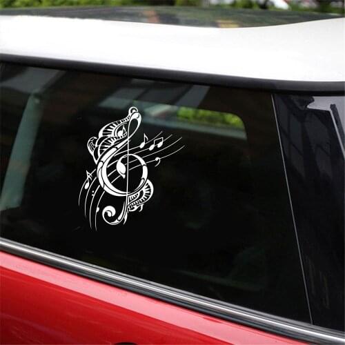 Vinyl Note music Car automobile Decal decor Removable Sticker ANY SIZE waterproof Car Rear window door Decals Sticker HY1708