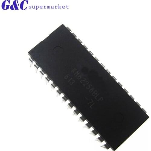 1/5PCS KM62256BLP-7 62256BLP-7 62256 KM62256 Encapsulation:DIP28 diy electronics