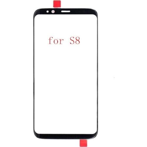 10PCS/LOT For Samsung Galaxy S8 G950 G955 S9 G960 G965 Plus Front Glass Touch Screen Lens Cover LCD Outer Panel