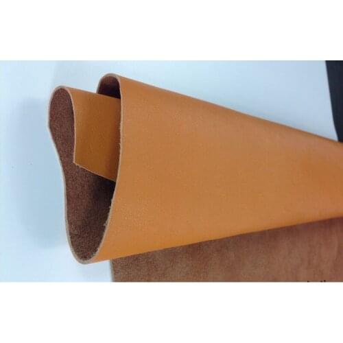 100% real split yellow leather/ Napa grain cow leather fabric / soft touch low loss/ many colors/ genuine cow leather/ 1.4mm