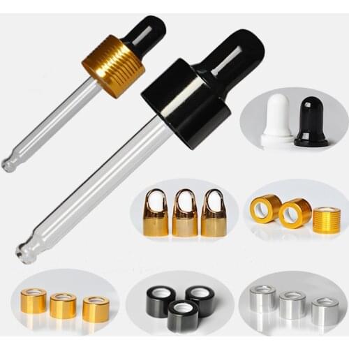 50Pcs 100Pcs 200Pcs 500pcs Dropper Cap for 18mm Neck Size Bottles, Essential Oil Accessories Supplies for 18mm Neck Size