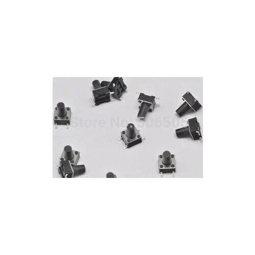 6x6x8mm 4pin SMD Tactile Tact Mini Push Button Switch Micro Switch Momentary 100pcs/lot