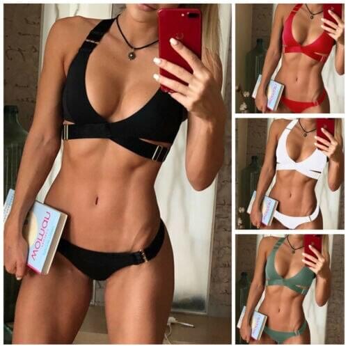 Women Swimwear Bikini Swimsuit Ladies Push-up Bra Beachwear Sexy