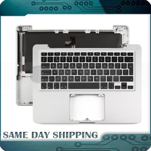 Like New for Macbook Pro 13" A1278 Topcase Top Case +Keyboard+Backlit US UK EURO EU German French Danish Russian Spanish 2011-12