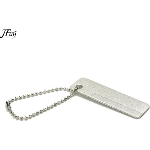 Pocket Diamond Stone Sharpener Keychain for Knife Fish Hook Finger Nail File Outdoor Camping Sharpeners Tool Portable EDC