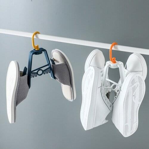 Creative MultiFunctional Shoes Drying Hanger Storage Rack Children Kid Shoes Hanging Shelf Drying Shoes Hanger Rack Organizer