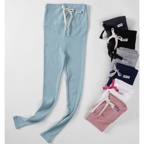High Waist Belly Casual Stretching Maternity Legging Spring Autumn Fashion Clothes For Pregnant Women Pregnancy Skinny Pants