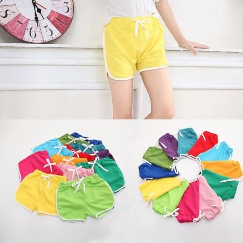 Summer Korean Candy Color Boys Girls Children Hot Pants Baby Leisure Shorts