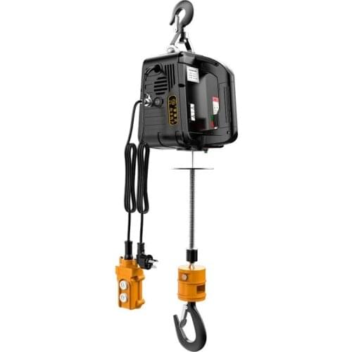 Mini electric hoist 220v small crane portable remote control household air conditioner crane small lifting hoist