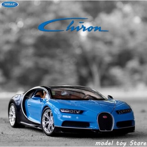 WELLY 1:24 Bugatti Chiron Car sports car simulation alloy car model crafts decoration collection toy tools gift