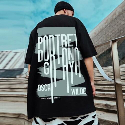 M-8XL Mens T-Shirts Oversize Tshirt Tee Tops Hip Hop tshirt Harajuku Short Sleeve Streetwear Pullover Mens Tops Blouse A17