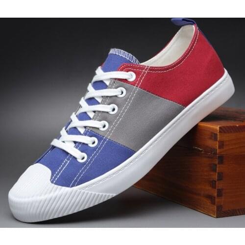 2020 Men Sneakers New Mens Canvas Sneaker Shoes Korean Style Air-permeable Fashion Leisure Vulcanized Shoes Scarpe Uomo