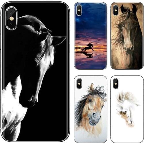 For Samsung Galaxy J1 J2 J3 J4 J5 J6 J7 J8 Plus 2018 Prime 2015 2016 2017 EU Great Beautiful Horses Running Soft TPU Cover