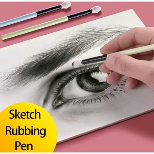 Sketch Wipe Pen Set Art Special Sponge Rubbing Brush Highlight Blending Smudge Correction Smear Tool Copy Painting Supplies