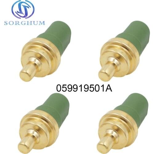 New 4pcs Engine Coolant Temperature Sensor 059919501A Water Temp Switch For VW Passat Golf Audi