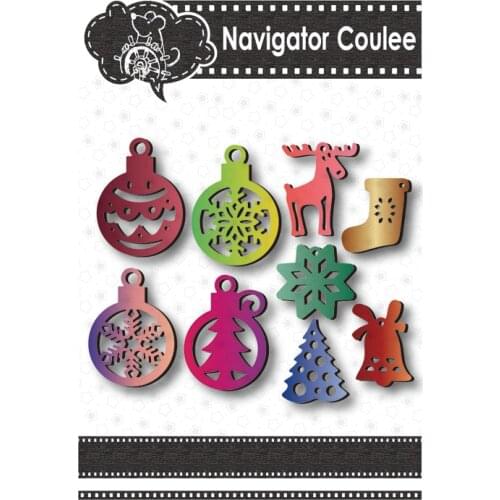 Christmas decoration metal cutting mold snowflake deer socks Christmas tree scrapbook card making paper cut cut dead craft 2021