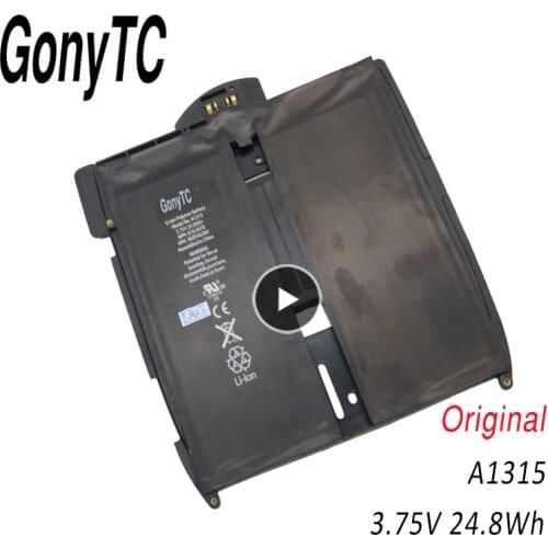 GONYTC 3.75V Original Battery For Apple iPad 1 1st Generation A1315 A1219 A1337 616-0448 Series Laptop Genuine Notebook battery