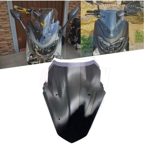 Motorcycle Touring Sports WindScreen Windshield Visor Deflector With Prises Air For YAMAHA NMAX155 NMAX125 2020 2021 N-MAX 155