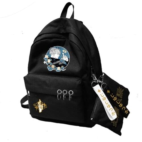 Anime Jujutsu Kaisen Gojo Satoru Backpack School Bag Laptop Bag Shoulders Bag Student Creativity knapsack High Capacity Gifts