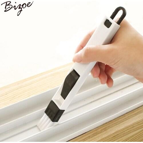 3pcs Windows recess groove cleaning brush crevice brush with dustpan cleaning tool wash screens keyboard kitchen accessories