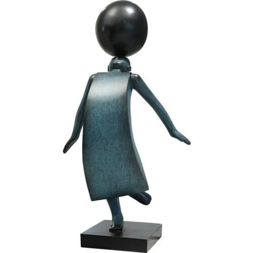 TT Sales Office Creative Floor Figure Sculpture Indoor Large Fiberglass Art Decoration Soft Decoration