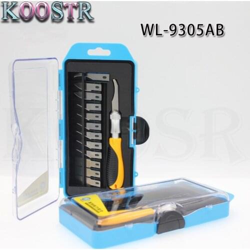 WL-9305AB curved carving knife plastic rubber trimming edge cutting burr nuclear carving knife woodworking paper cutting knife