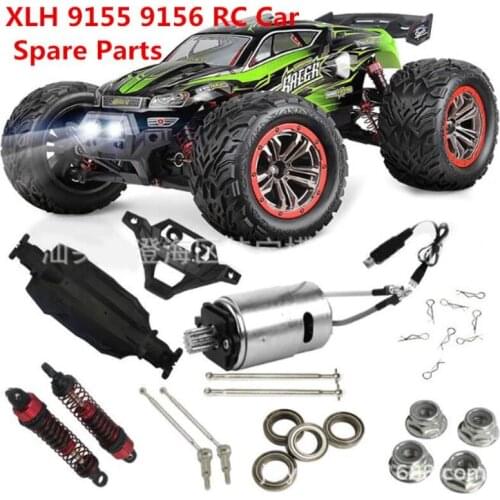 XLH 9155 9156 RC Car Spare Parts tire swing arm Steering cup Chassis bumper servo Differential ESC Drive shaft shock radio etc 1