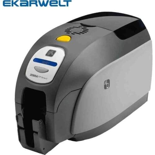 Zebra ZXP Series 3 CN Dual-sided PVC ID Card Printer,zxp3 double sided printer with two 800033-340CN ymcko color ribbons
