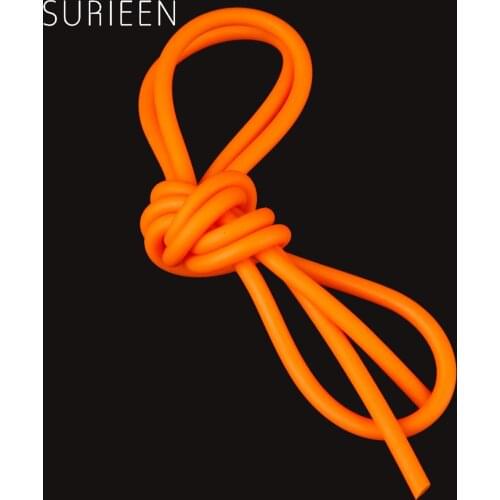 1M Strong Natural Latex Tube Slingshot Catapult Rubber Band Sport Hunting Sling Shot Elastic Bungee Tube Orange 1.8mmx4.2mm