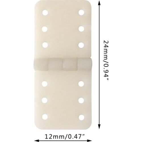 20pcs Hinge Linker Plastic Small for RC Airplane Aircraft Helicopter Quadcopter R9JD