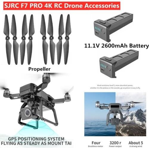 11.1V 2600mAh Battery For SJRC F7 Pro 4K RC Drone Spare Parts F7 PRO F7pro RC Drone Accessories F7 Blades F7 Battery Parts