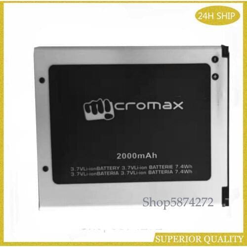 10pcs New Battery For micromax s9111 A92 A106 A114 A115 A116 A117 A210 S9101 Q340 Q338 Phone Battery Accumulator 2000mAh battery