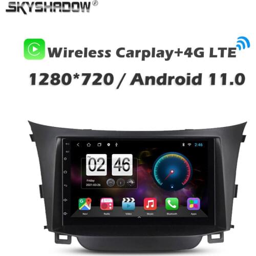 360 Panoramic Camera Carplay 6G+128G Android 10 Car DVD Player GPS WIFI Bluetooth RDS Radio For Hyundai I30 Elantra GT 2012-2016