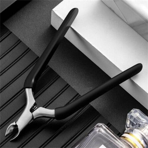 Colorful Olecranon scissors Toenail Ingrown Dead Skin Remover Nail Art Cuticle Nipper Clipper Edge Cutter Manicure Plier Tool