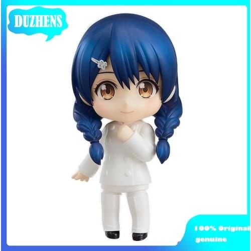 Original genuine Anime Food Wars!Shokugeki no Soma Megumi Tadokoro Q version figma Anime Figure Model Toys Collection Doll Gift