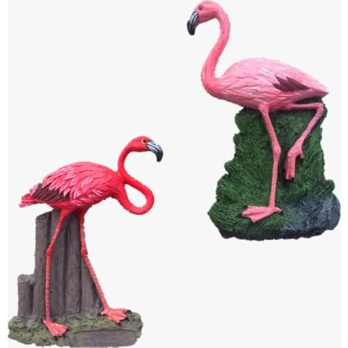Hot Sale Hand painted Flamingo 3D Fridge Magnets Tourism Souvenirs Refrigerator Magnetic Stickers Home Decor Gift