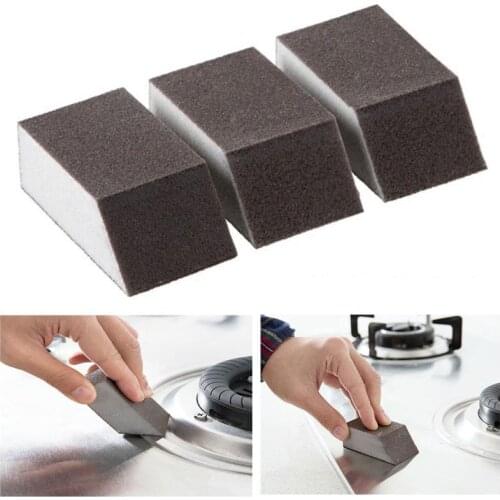 Alumina Emery Sponge For Kitchen Dishwashing Sponge Cleaning Brush Remove Stains Rust Bowl Washing Sponge Kitchen Accessories
