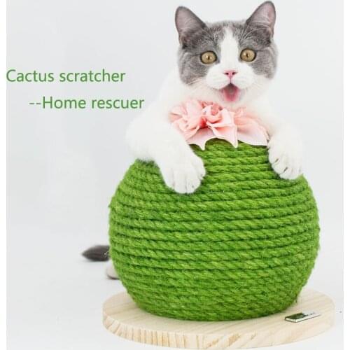 Cactus Cat Scratcher Pet Anti-scratch Sofa Grinding Claw Cat Toy Sisal Small Cat Climbing Frame