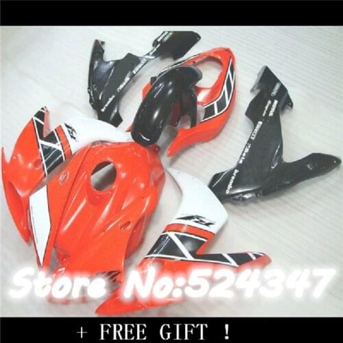 Motorcycle Fairing Kit for YAMAHA YZFR1 04 05 06 YZF R1 2004 2005 2006 YZFR1000 ABS Red white black Fairings set