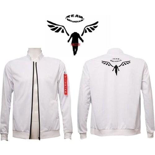 Tokyo Revengers Hanemiya Kazutora Cosplay Costumes White Coat Valhalla Uniform Baseball Coat Mikey Draken Halloween Kids Adults
